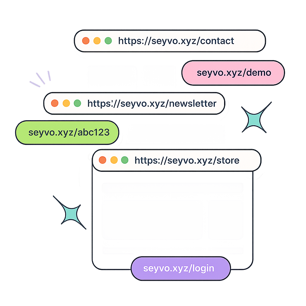 Seyvo — Floating windows & short links